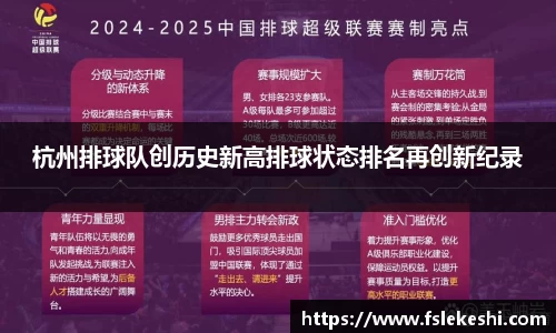 杭州排球队创历史新高排球状态排名再创新纪录