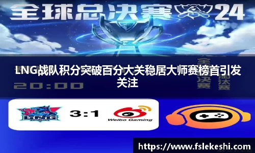 LNG战队积分突破百分大关稳居大师赛榜首引发关注