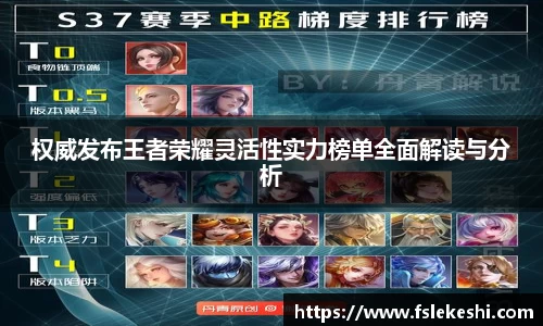权威发布王者荣耀灵活性实力榜单全面解读与分析